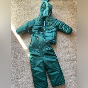 NWOT carters jacket and matching snow bib